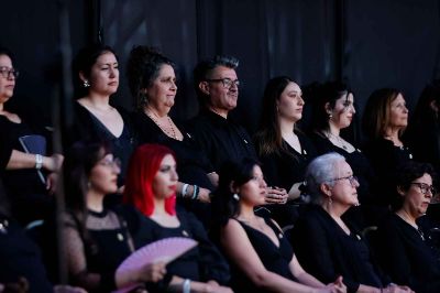 Las voces estuvieron a cargo del Coro Sinfónico Universidad de Chile. 